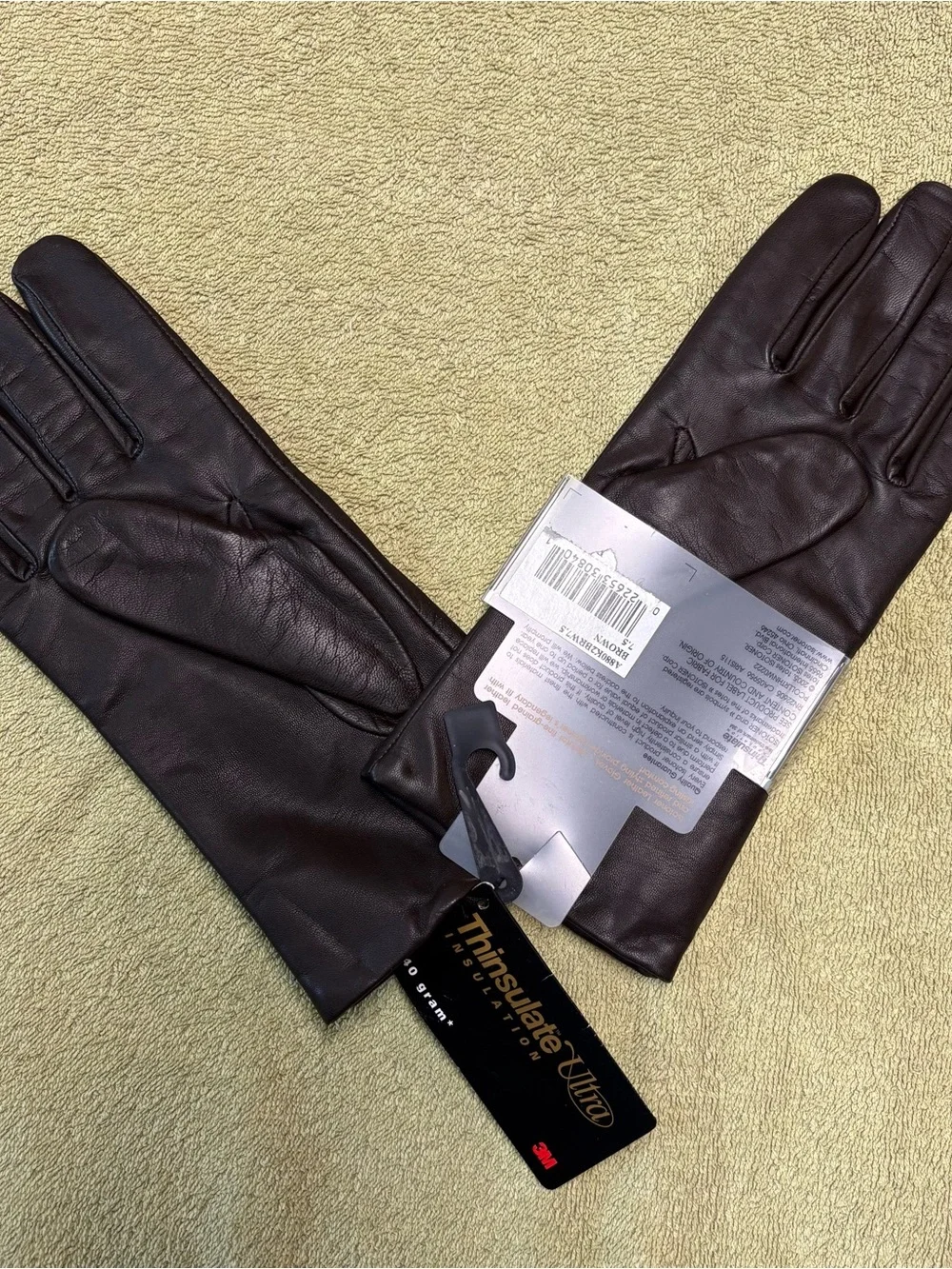 Isotoner leather gloves.